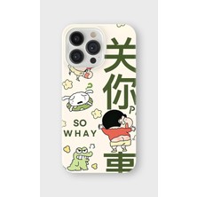 Lelia iPhone 16 Pro Uyumlu Baskılı Şeffaf Telefon Kılıfı | Koleksiyon: Memecraft Studio