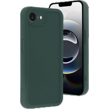 iPhone 16E Kılıf Viera Silikon - Koyu YEŞIL-(5796) - EMTHBA7486-1287