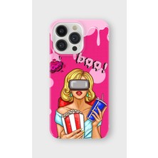 Lelia iPhone 14 Pro Uyumlu Baskılı Şeffaf Telefon Kılıfı | Koleksiyon: Queenmode Femme