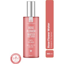 Naturagen Gül Suyu Yüz Spreyi 100 ml | Aydınlatıcı & Gözenek Sıkılaştırıcı | Kolajenli | %100 Doğal Gül Mayalı
