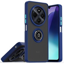 Genel Tedarik Realme C75 4g Kılıf Montreal Yüzüklü Silikon Kapak - LACIVERT-(5796) - EMTHBA3586-6472