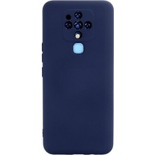 MegaSepet Tecno Camon 16 Kılıf Nano Içi Kadife Silikon - LACIVERT-(5796) - MEET5904-1299