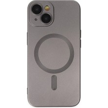Genel Tedarik iPhone 14 Plus Kılıf Moshi Lens Magneticsafe Silikon - FÜME-(5796) - EMTHBA2344-4922