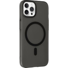 Genel Tedarik iPhone 14 Pro Max Tuna Pc Slim Magsafe Kapak - SIYAH-(5796) - EMTHBA6780-1254