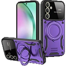 Samsung Galaxy S24 Fe Kılıf Joy Lens Standlı Kapak - MOR-(5796) - EMTHBA5274-2569