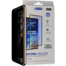 Khayra Samsung Galaxy S23 Ultra Durable Full Glue Curved Hayalet CAM-(5796) - TNX7594-5138