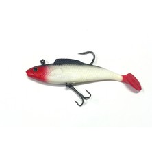 Genba Turna Silikon Yem Kırmızı Beyaz 27 gr 12 cm Renk: 138