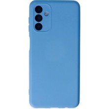 Genel Tedarik Samsung Galaxy A04S Kılıf Nano Içi Kadife Silikon - MAVI-(5796) - EMTHBA6581-7791