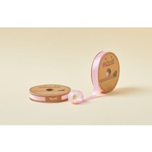 Buffer Biye Saten Katlı 007 Pembe 2 cm 25 Metre %100 Polyester
