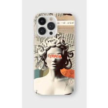 Lelia iPhone 16 Pro Uyumlu Baskılı Şeffaf Telefon Kılıfı | Koleksiyon: Queenmode Femme