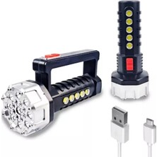 Argesco Mühendislik P-17 17+5 Cob Ledli Işıldak Fener