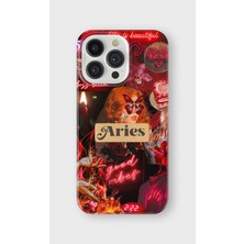 Lelia iPhone 16 Pro Uyumlu Baskılı Şeffaf Telefon Kılıfı | Koleksiyon: Zodiacmuse Celestia