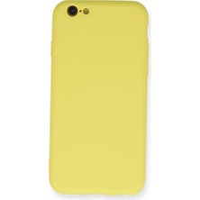 Genel Tedarik iPhone 6 Kılıf Nano Içi Kadife Silikon - SARI-(5796) - EMTHBA2751-7664