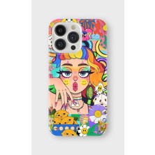 Lelia iPhone 14 Pro Max Uyumlu Baskılı Şeffaf Telefon Kılıfı | Koleksiyon: Chromatica Aura