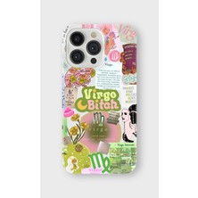 Lelia iPhone 14 Pro Max Uyumlu Baskılı Şeffaf Telefon Kılıfı | Koleksiyon: Zodiacmuse Celestia