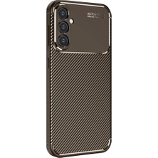 Genel Tedarik Samsung Galaxy A16 5g Kılıf Auto Focus Karbon Kapak - KAHVERENGI-(5796) - EMTHBA5281-7964