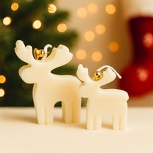 Akanart Ikili Noel Geyik Mumu – Vegan Soya Mum