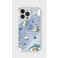 Lelia iPhone 14 Pro Max Uyumlu Baskılı Şeffaf Telefon Kılıfı | Koleksiyon: Cute Animals