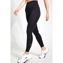 Nike One High Rise Leggings Full Length 2 Cepli Yüksek Belli Toparlayıcı Tayt Siyah