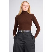 NBC K26 5555 Kahverengi Kadın Fıtıllı Body