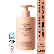 Byphasse Buğday Özlü Aydınlatıcı ve Nemlendirici Vücut Sütü 500 ML Unisex Kullanım İçin