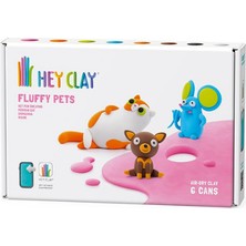Hey Clay Yaratıcı Kil Seti - Persian cal, Mouse, Chihuahua
