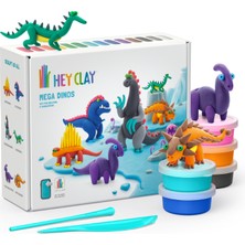 Hey Clay Yaratıcı Kil Seti - Mega Dinos