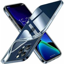 Genel Tedarik iPhone 15 Pro Kılıf Lüx Şeffaf SILIKON-(5796) - EMTHBA9321-9957