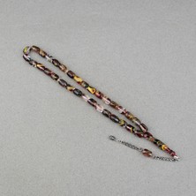 Lapisdo Arizona Katalin Alpaka Püskül Kapsül Kesim 8X12MM Tesbih- Sedefli
