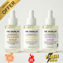 The Skınlab 3'lü Set Collagen & Göz Altı & Leke Karşıtı Serum 30 ml