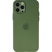 Genel Tedarik iPhone 12 Pro Kılıf Silikon - YEŞIL-(5796) - EMTHBA3241-4937