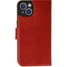 iPhone 14 Plus Kılıf Trend S Plus Kapaklı Kılıf - KIRMIZI-(5796) - EMTHBA4447-3156