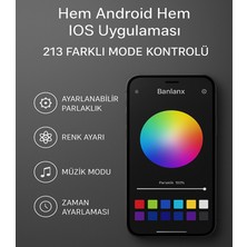 Honda Pcx 2021 - 2024 Uyumlu Rgb LED Telefon Konrollü  Ön Far Takımı Bluetooth