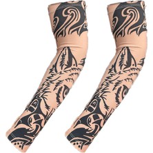 Giyilebilir Kol Dövmesi & Kol Çorabı 3D Baskılı 2 Adet 005