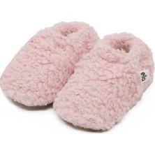 Ella Bonna Teddy Bebek Patiği Ev Pandufu, Kaydırmaz Taban, Organik Pamuk Astar Kreş Ayakkabısı