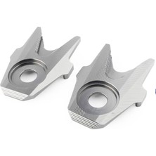 Kawasaki Ninja 300 - 250 - Z250 - Z300 Uyumlu Arka Maşa Dekoratif Gümüş