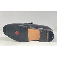 Adnan Shoes Erkek Dikişli Pençeli Fransız Kösele Içi Dışı Analin Hakiki Deri Gerçek Rok El Yapımı Ayakkabı