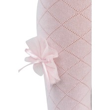 Civil Girls Petek Tüllü Aksesuar 3-7 Yaş Kız Külotlu Çorap - Pembe 3-4 Yaş