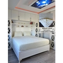 Yakamoz Model Welsoft Yumuşak Kış Aylarının Vazgeçilmez Yatak Koruyucu Örtüsü - Krem - 200X200