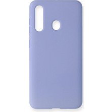 Genel Tedarik Samsung Galaxy M40 Kılıf Nano Içi Kadife Silikon - LILA-(5796) - EMTHBA1501-9042