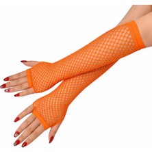 Alfa Life Marketing Retro Turuncu File Parmaksız Eldiven 26 cm