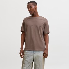 Jack & Jones Erkek Gögüs Logo Baskili Tisört - Star