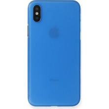 Genel Tedarik iPhone Xs Max Kılıf Pp Ultra Ince Kapak - MAVI-(5796) - EMTHBA3071-3559