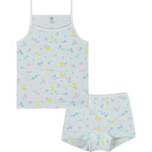 Civil Girls Çiçek Empirme Desen 2-10 Yaş Iç Çamaşır Takım - Standart 2-3 Yaş