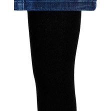 Civil Girls Düz Desenli 3-11 Yaş Çocuk Kız Külotlu Çorap - Siyah 9-10 Yaş