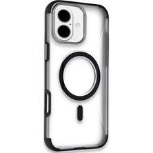 iPhone 16 Hilton Magsafe Kapak - SIYAH-(5796) - EMTHBA3883-2166