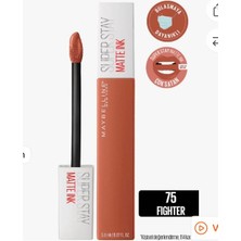 Maybeline Maybelline New York Super Stay Matte Ink Likit Ruj 75 Fighter