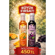 KanguruMarkt Perianna Karadut + Tropical Mix Meyve Özü Ikili Set (%100 Doğal, Katkısız)