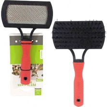 Nunbell Plastik Saplı Çift Taraflı Kedi Köpek Tarak