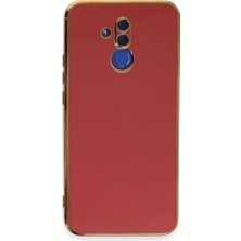 Huawei Mate 20 Lite Kılıf Volet Silikon - KIRMIZI-(5796) - EMTHBA2046-9152